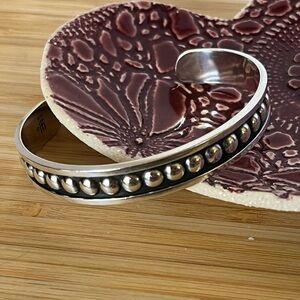 James Avery Sterling Silver Beaded Cuff